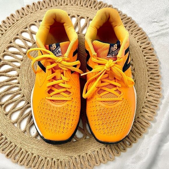 New Balance 996 KC996OGY Orange Tennis Sneakers Women's Size 6 - Picture 4 of 12